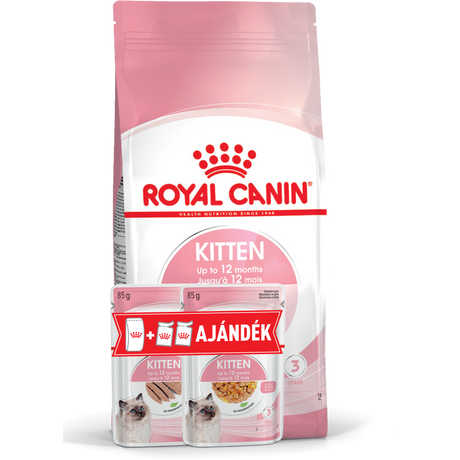 Royal Canin Kitten 2kg + AJÁNDÉK 2 alutasak