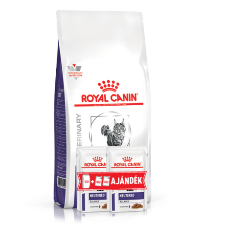 Royal Canin Feline Neutered Satiety Balance 1,5kg + 2 AJÁNDÉK alutasak