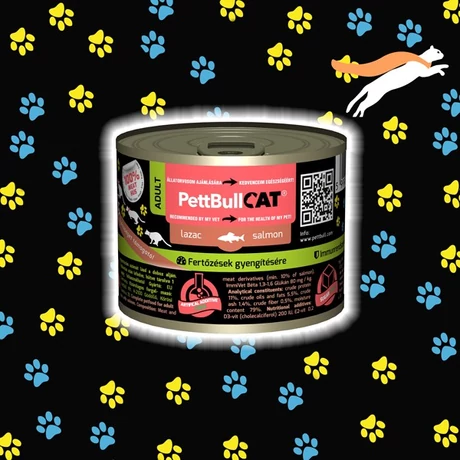 PetbullCat Adult Lazac 200g