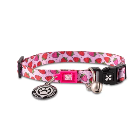 Max & Molly Smart ID macskanyakörv - Strawberry Dream - 1 size