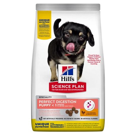 Hills SP Canine Puppy Perfect Digestion Medium Breed 14kg
