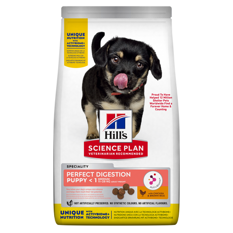 Hills SP Canine Puppy Perfect Digestion Medium Breed 2,5kg
