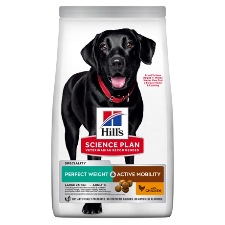 Hills SP Canine Adult Perfect Weight & Active Mobility Large Breed Chicken 12kg