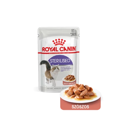 Royal Canin Sterilised Gravy (12*85G) macskatáp