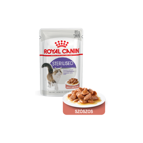 Royal Canin Sterilised Gravy (12*85G) macskatáp