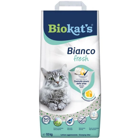 Gimcat Biokats Bianco Fresh macskaalom 10kg