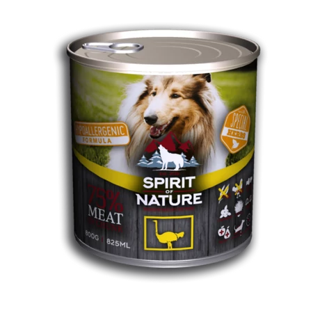 Spirit of Nature Dog konzerv Strucchússal 800g