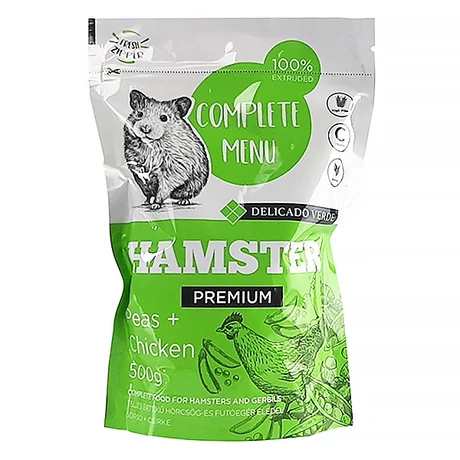 Delicado Verde Complete Menu Hamster 500g