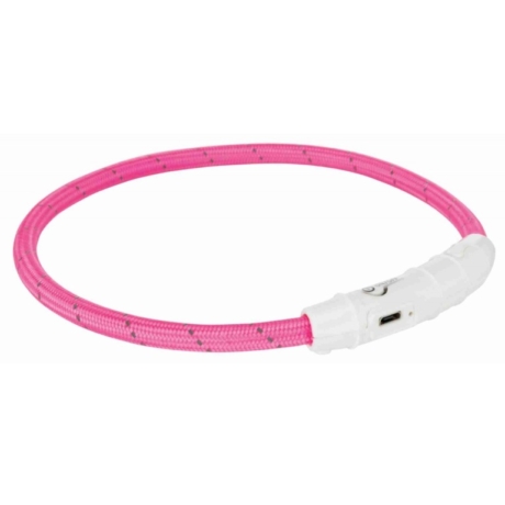 Trixie Safer Life világítós karika nyakörv XS-S – pink