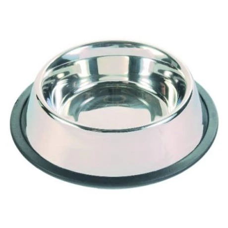 Trixie fém tál gumiperemmel 0.45L