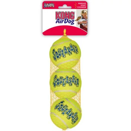 KONG Squeakair Balls sípoló teniszlabda kutyáknak, S-es méret, 3 db/csomag