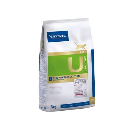 Virbac HPM Diet Cat Urology 1 Struvit Dissolution 3kg