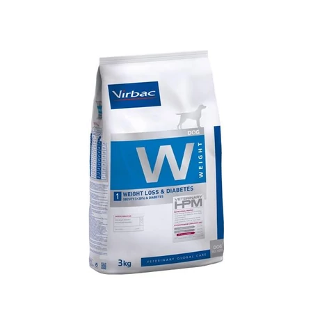 Virbac HPM Diet Dog Weight Loss & Diabetes - W1 3kg