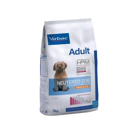 Virbac HPM Dog Adult  Small & Toy Neutered Dental 3kg