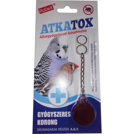 Rodex Atkatox gyógyszeres korong madaraknak