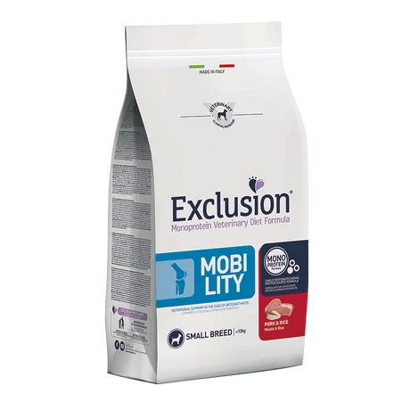 Exclusion Canine Mobility Pork & Rice Small Breed 2kg