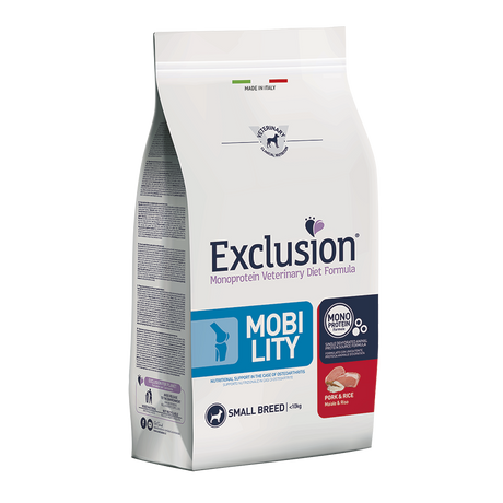 Exclusion Canine Mobility Pork &amp; Rice Small Breed 2kg