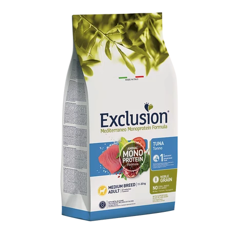 Exclusion Mediterraneo Monoprotein Formula Tuna Medium Breed Adult 12kg