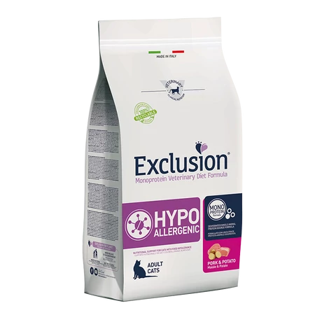 Exclusion Cat Hypoallergenic macskaeledel Pork&Potato 85gramm