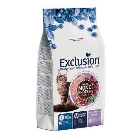 Exclusion Mediterraneo Noble Grain Cat Giant Sterilized Chicken 1.5kg