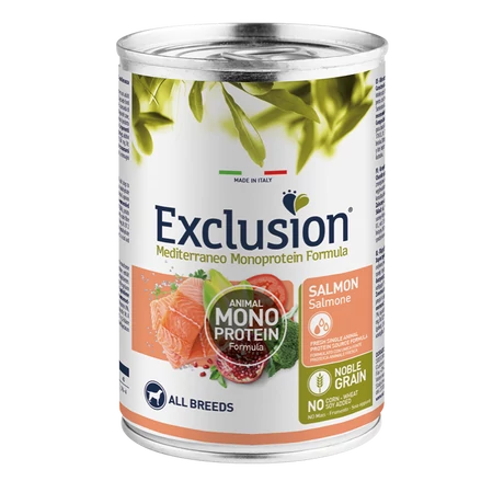 Exclusion Mediterraneo Monoprotein Formula Adult Salmon konzerv 400g