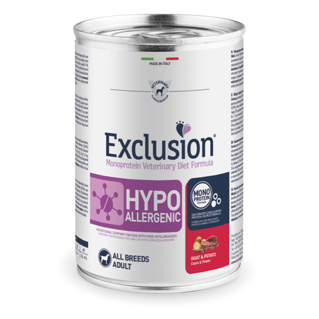 Exclusion Canine Hypoallergenic Goat & Potato konzerv 400g