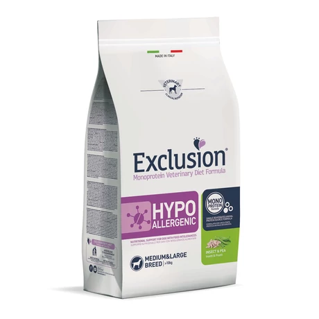 Exclusion Canine Hypoallergenic Insect & Pea Medium & Large Breed 12kg