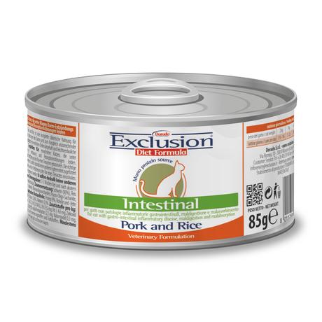 Exclusion Feline Intestinal Pork &amp; Rice 85g