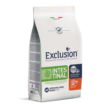 Exclusion Canine Intestinal Pork &amp; Rice Medium &amp; Large Breed 2kg