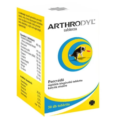 Arthrodyl Porcvédő tabletta kutyáknak cápaporccal 50db