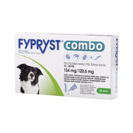 Fypryst Combo Dog spot-on 10-20kg-os kutyáknak