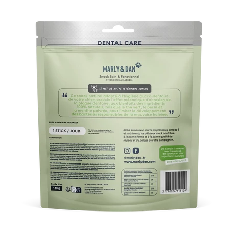 Marly & Dan Dental M - L for Dog 7 Dental Sticks 140g
