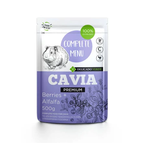 Delicado Verde Complete Menu Cavia Premium 500g