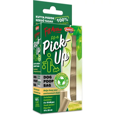 FitActive Pick-Up lebomló piszokzacskó 4x10db
