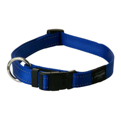 Rogz Utility fényvisszaverős nyakörv – kék M
