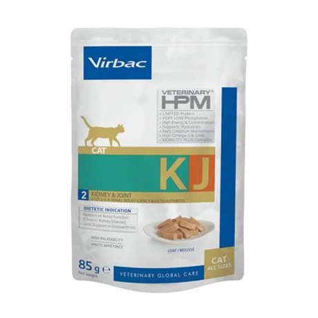 Virbac HPM DIET CAT Kidney & Joint 2 alutasakos 12x85gr