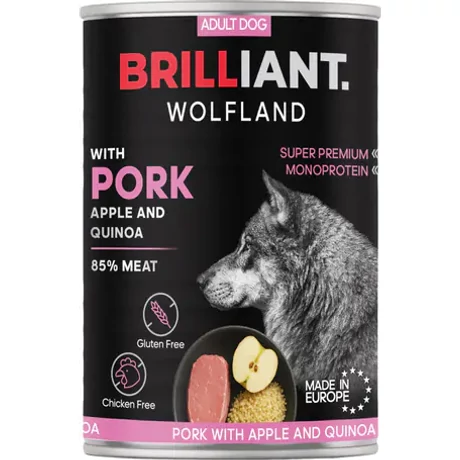Brilliant Wolfland Pork Monoprotein konzerv