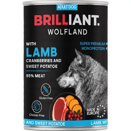 Brilliant Wolfland Lamb Monoprotein konzerv