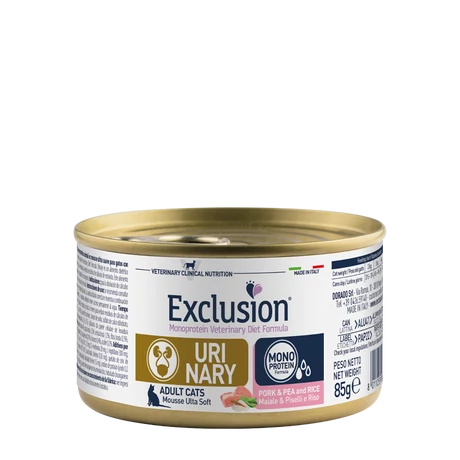 Exclusion Urinary Cat Pork & Pea & Rice konzerv 85g