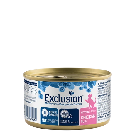 Exclusion Kitten chicken macska konzerv 85g