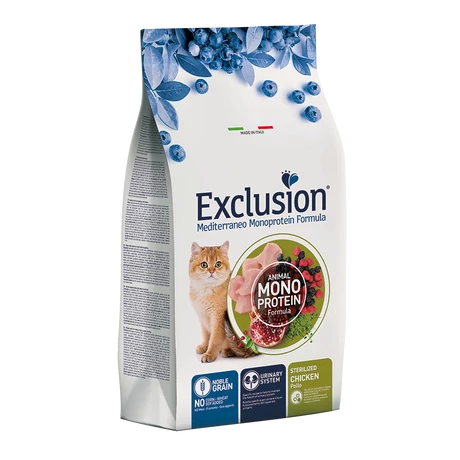 Exclusion Sterilized Chicken macskatáp 12kg