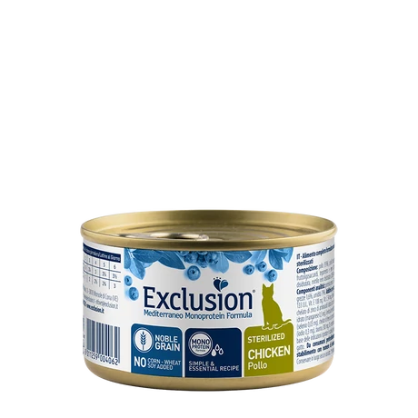 Exclusion Sterilized Cat Chicken macska konzerv