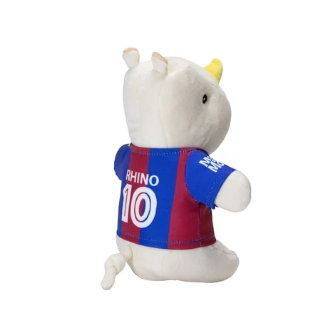 Max & Molly Rhino plüss kutyajáték - FC Barcelona