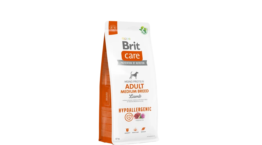Brit Care Hipoallergén kutyatáp Lamb Rice 1kg Medium Breed