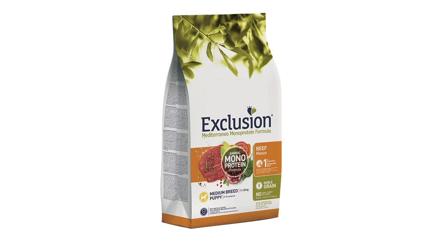 Exclusion Puppy Beef Medium Breed 12kg Exclusion Puppy -Kölyök