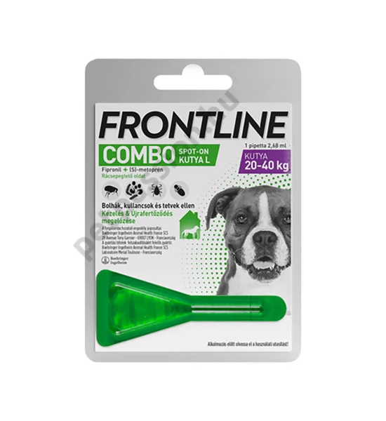 FrontIine Combo rácsepegtető oldat  20-40 kg súlyú kutyáknak (L) 1db