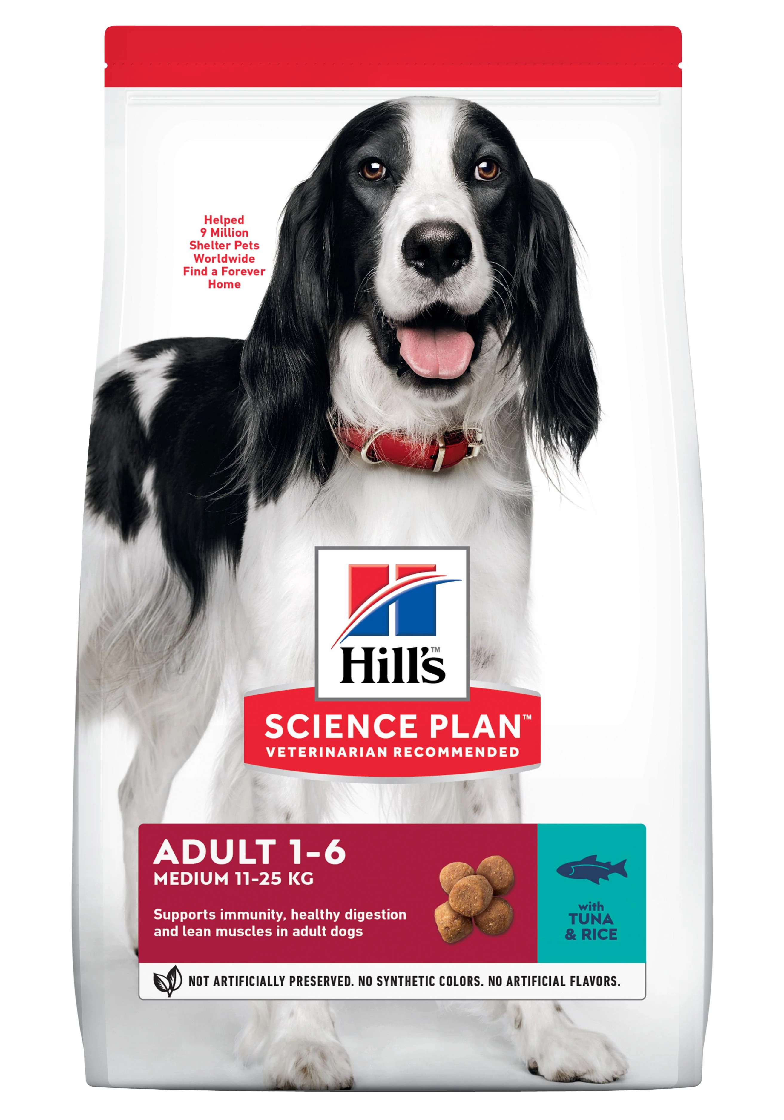 Hills SP Canine Adult Medium Tuna & Rice 2,5kg