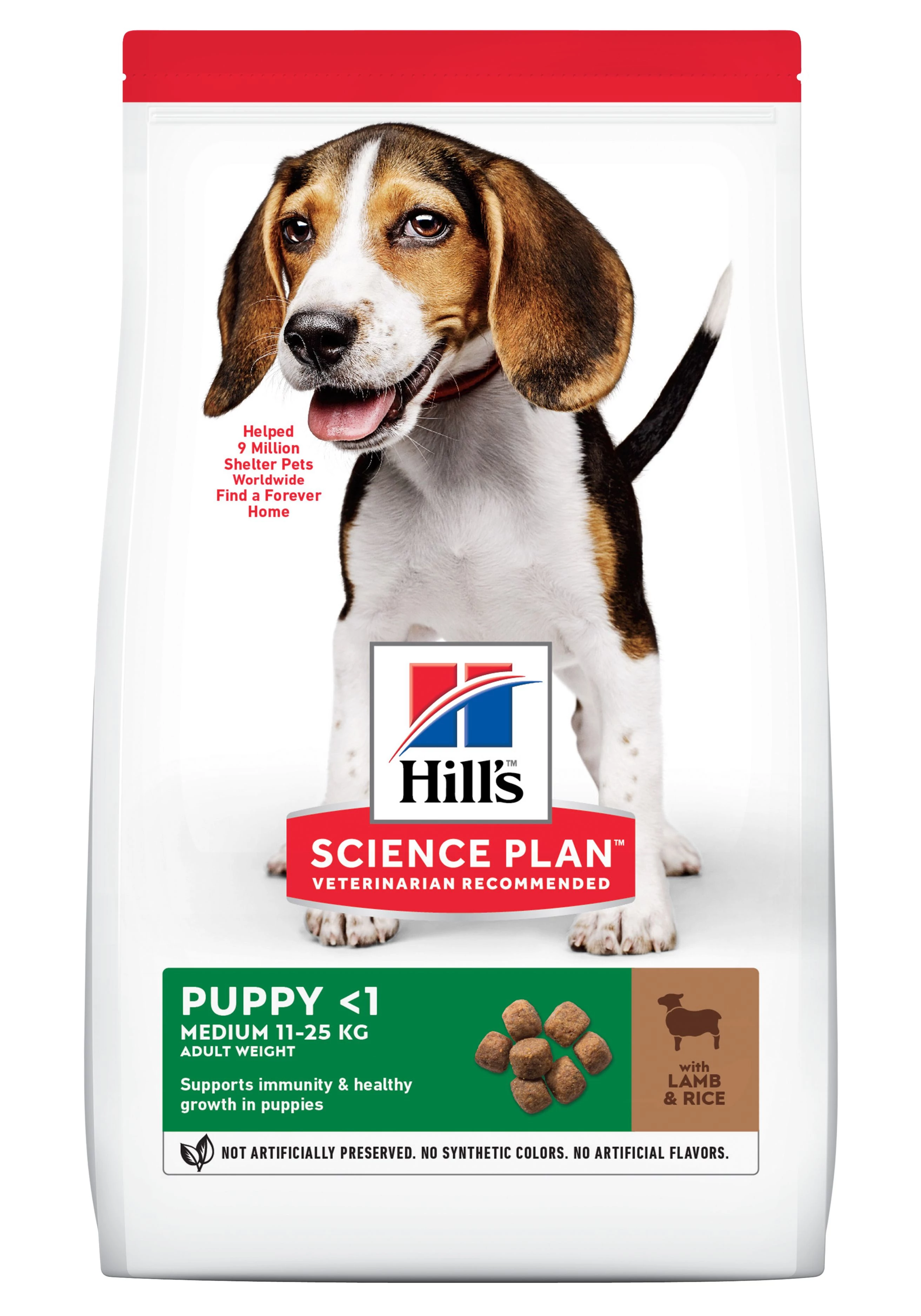 Hills SP Canine Puppy Medium Lamb & Rice 14kg