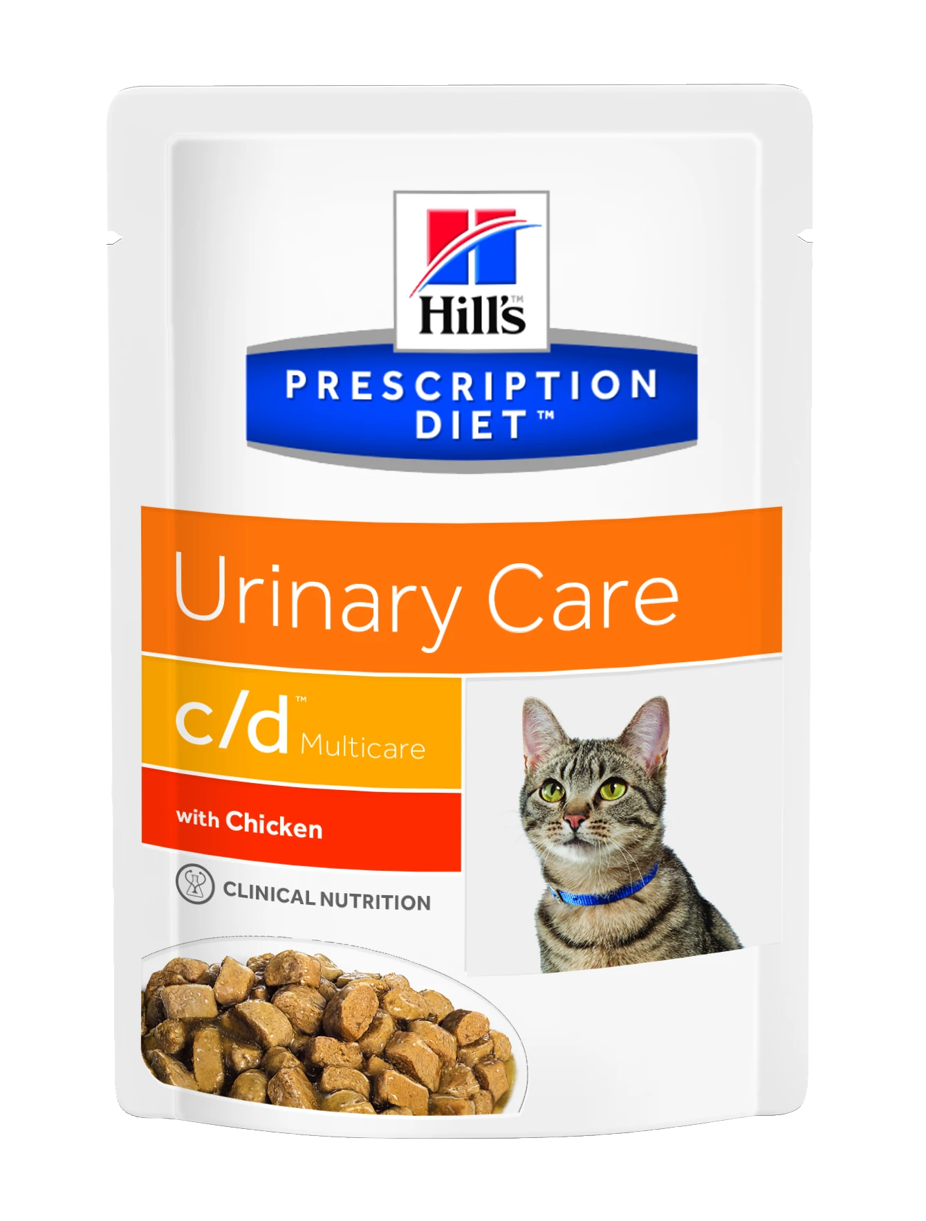 Hills PD Feline c/d Multicare Pouch Chicken – 12x85g