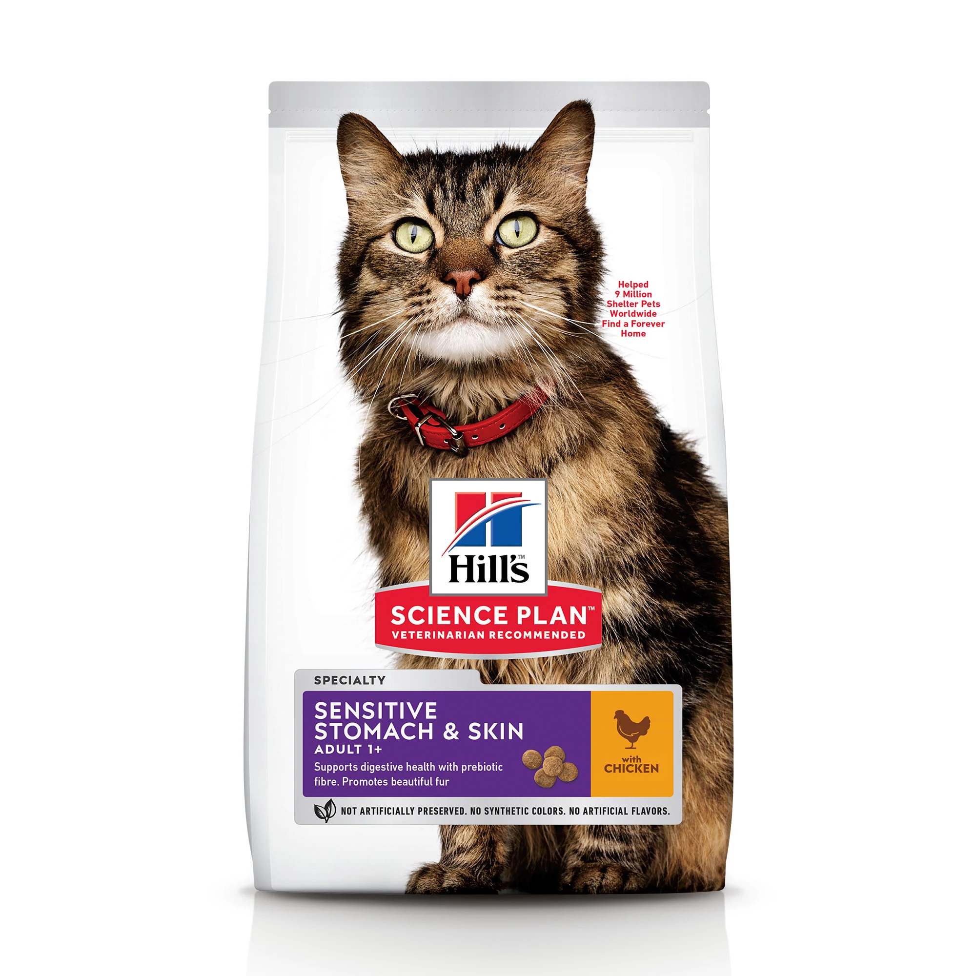 Hills SP Feline Adult Sensitive Stomach & Skin 1,5kg